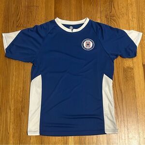 Cruz Azul FC Men’s Soccer Training Jersey Blue Size Medium